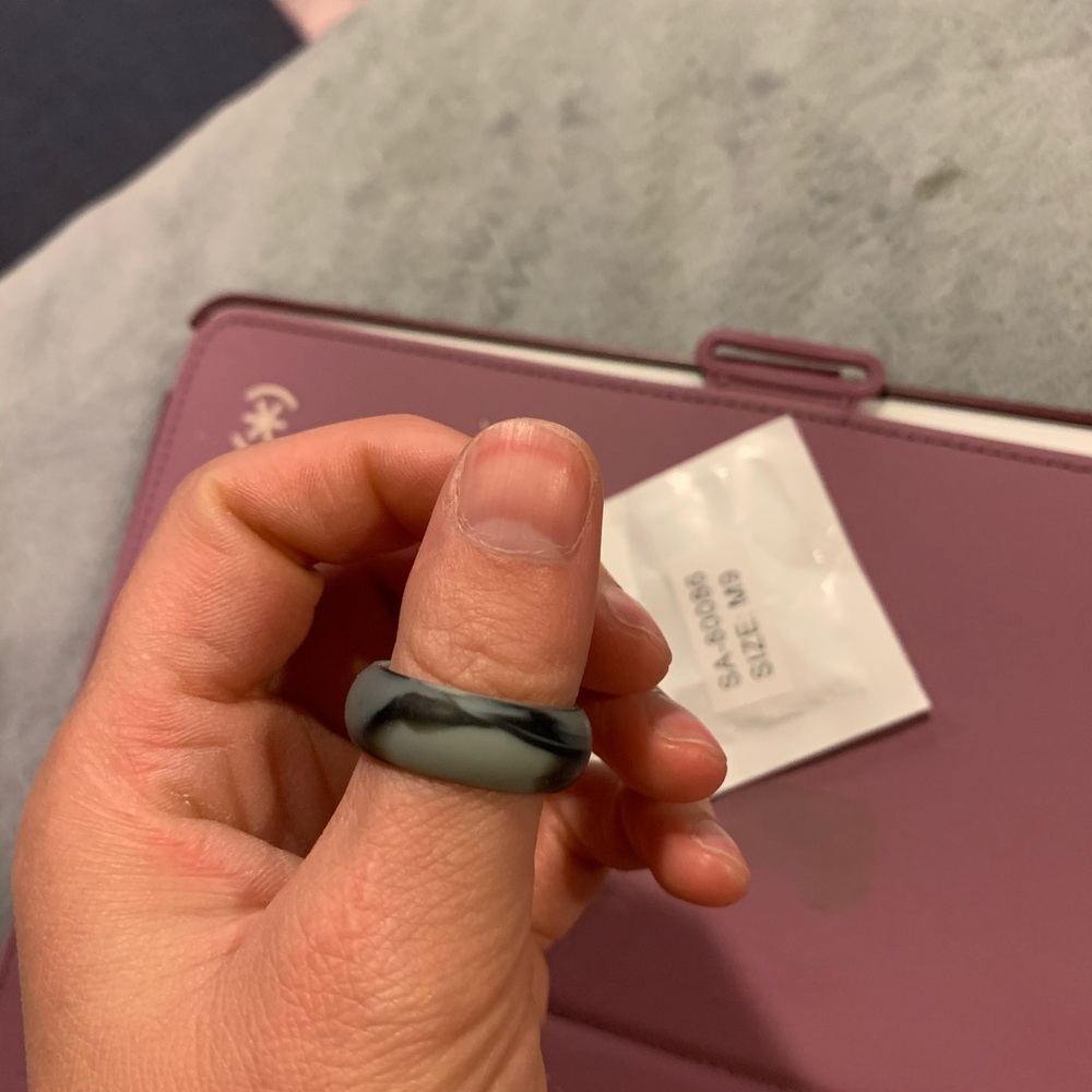 Men’s silicone ring, camouflage.